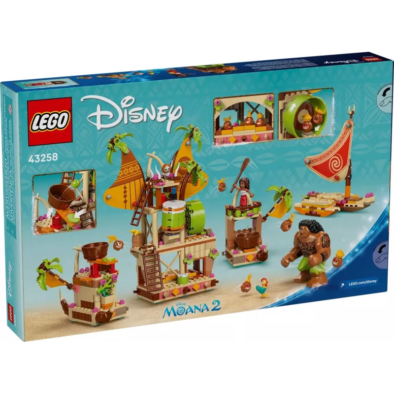 LEGO Disney Kakamora-vene leikkisetti 43258 – 572 osaa, 2 minifiguuria, lapsille 7-vuotiaasta