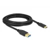 USB-kaapeli DeLOCK SuperSpeed USB 3.2 Gen 2 Type-A - Type-C 3 m