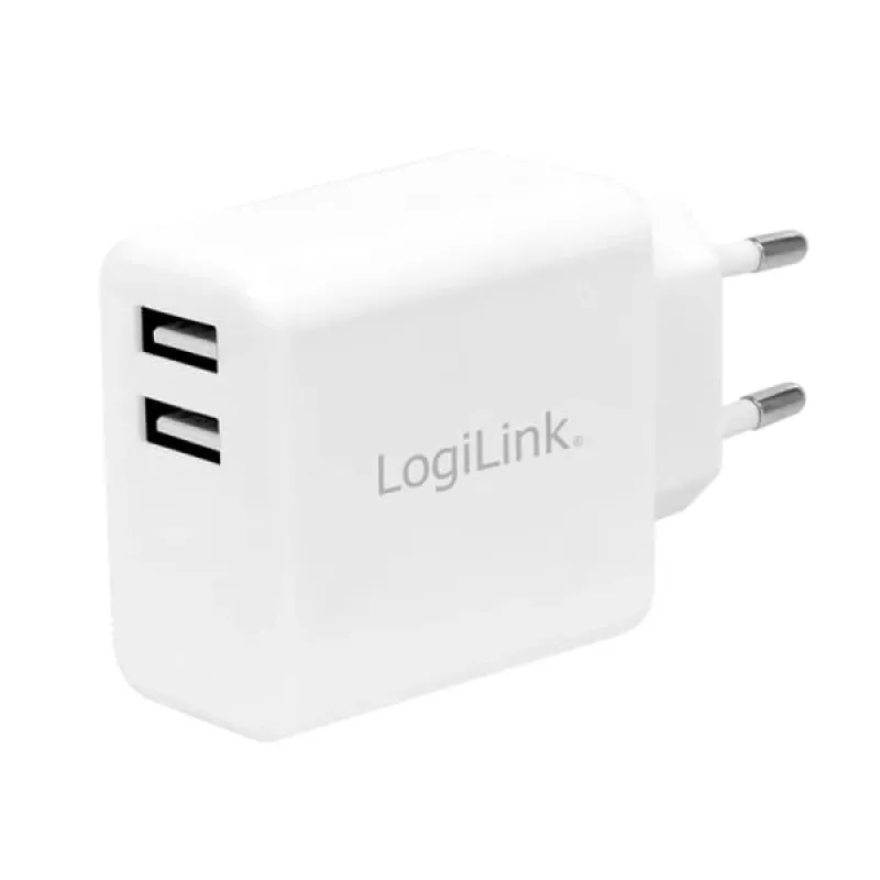 LogiLink virtalähde - 12 wattia - 2,4 A - 2 lähtöporttia (USB)