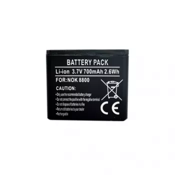 Vara-akku digital Nokia BP-6X (8800, 8801) 3,7V 1000mAh