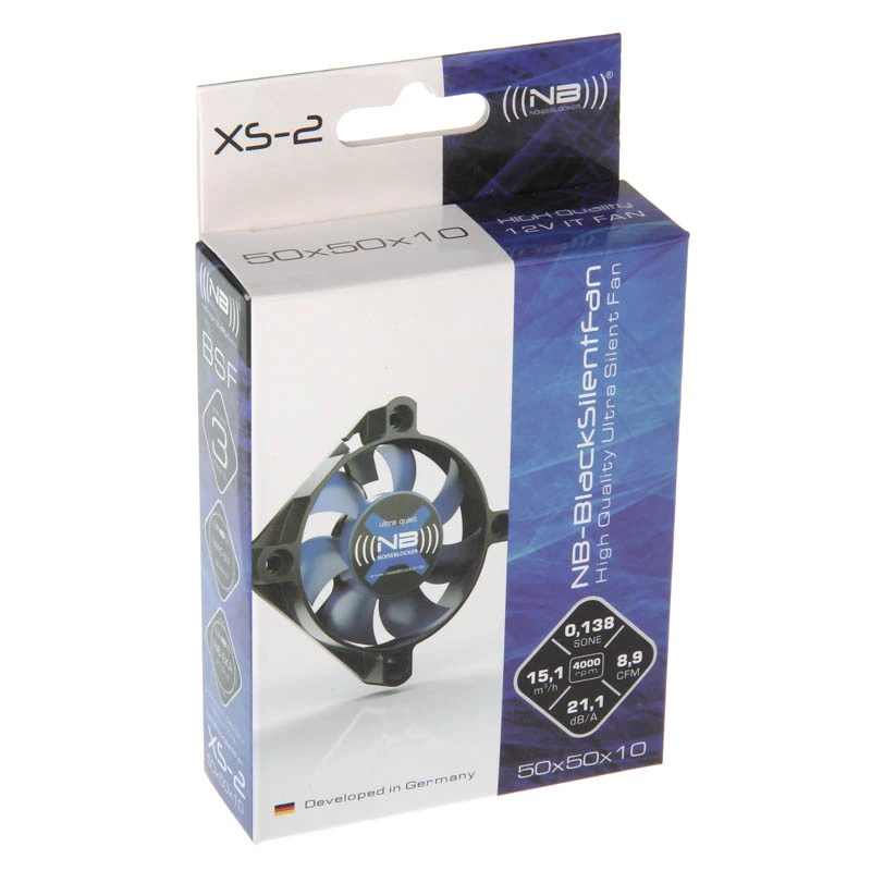 NoiseBlocker BlackSilent tuuletin XS2 50 mm