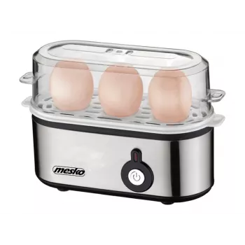 Mesko MS 4485 munankeitin 3 munalle 210 W musta, hopea, läpinäkyvä