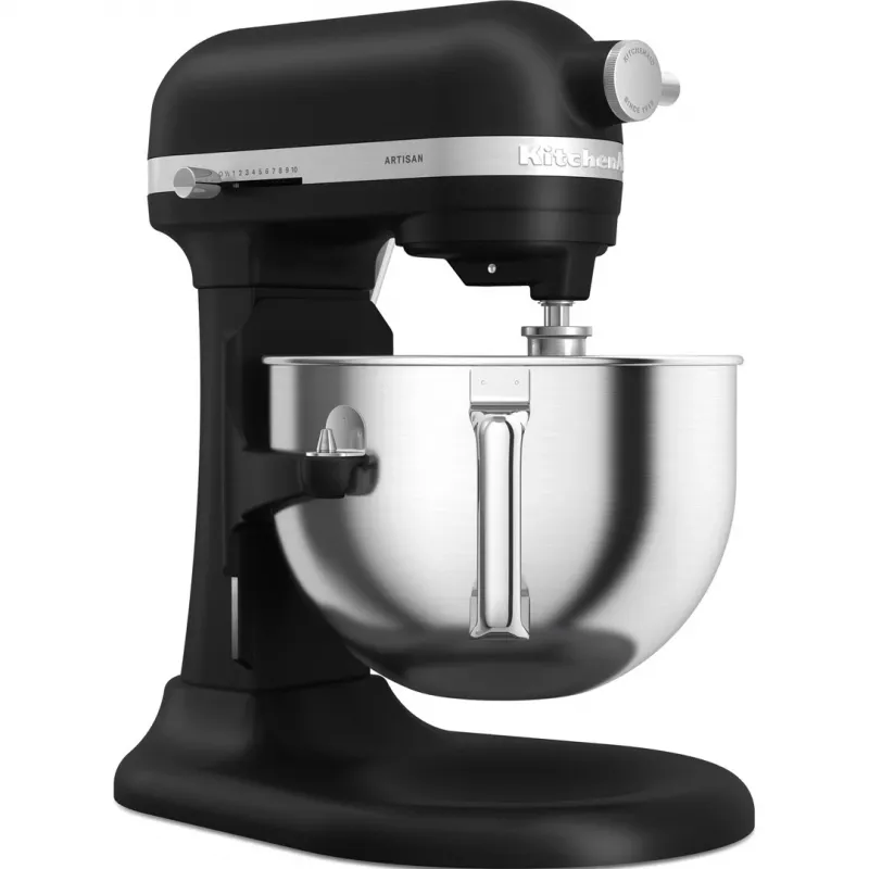 KitchenAid 5KSM60SPXEBM yleiskone 375 W musta, harmaa, ruostumaton teräs