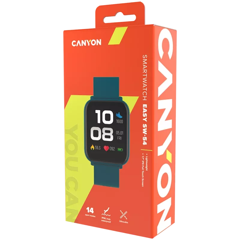 Älykello Canyon EASY SW-54 vihreä