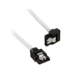 Corsair CC-8900279 Premium punottu SATA-kaapeli, kulmikas, 30 cm, valkoinen, 2 kpl:n pakkaus