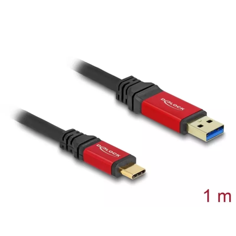 USB-kaapeli DeLOCK 80617 1m USB Type-A - Type-C 10 Gbit/s