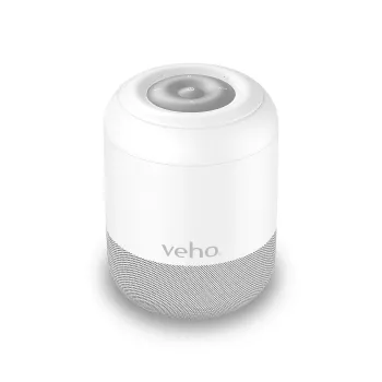 Veho VSS-703-MZS-W Bluetooth-kaiutin – kannettava langaton kaiutin, 10 tunnin akunkesto, IPX4 vettä hylkivä