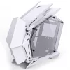 Mini Micro-ATX-tornikotelo Jonsbo MOD3 Tempered Glass White PC-kotelo, Mini-ITX/Micro-ATX-tuki