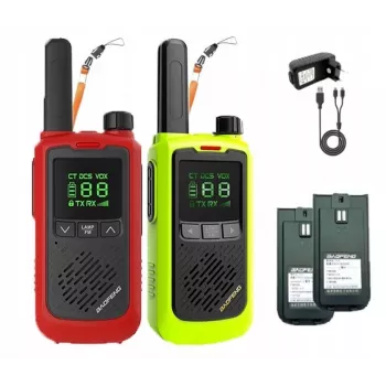 Käsiraadio Baofeng BF-T17 vihreä — 16 kanavaa, 5 W, 400–470 MHz, 1500 mAh akku