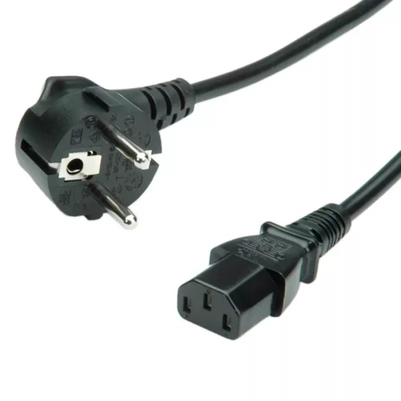 Virtakaapeli VALUE 1,8 m suora IEC-pistoke