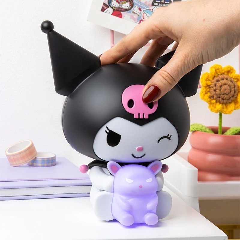 Pöytäyövalo Paladone Hello Kitty Kuromi GloBuddies -yövalo malli PP14396KUR