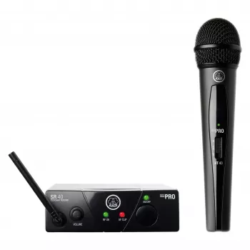 Langaton mikrofonisetti AKG WMS40 ISM 3 UHF-taajuus, kannettavat lavalier-/käsikäyttö-vaihtoehdot