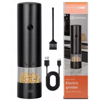 PROMIS MP34 USB-pippuri- ja suolamylly