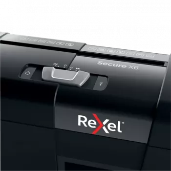 Rexel Secure X6 silppuri partikkelileikkaus P4, partikkelileikkaus, 4 x 40 mm, 10 l, 100 arkkia, 68 dB, 6 arkkia
