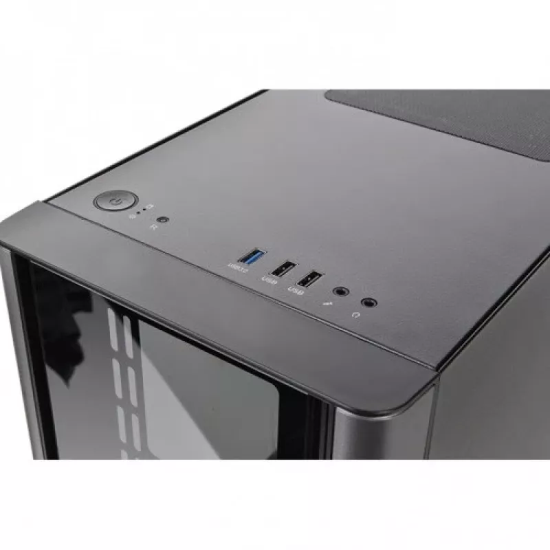 PC-kotelo Thermaltake V150 TG Micro Tower musta