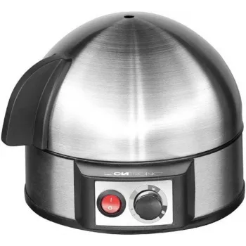 Clatronic EK 3321 munankeitin 7 munaa 400 W musta, ruostumaton teräs