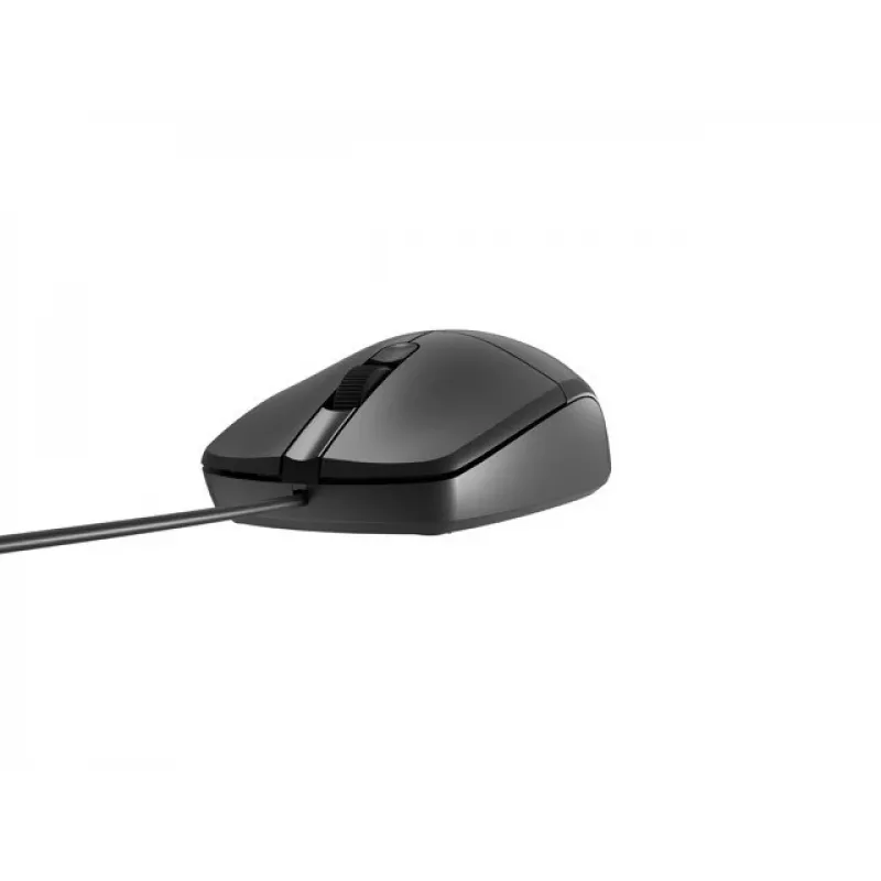 Langallinen toimistohiiri NATEC Ruff Plus USB Type-A, oikeakätinen, 1200 DPI, 3 painiketta, musta