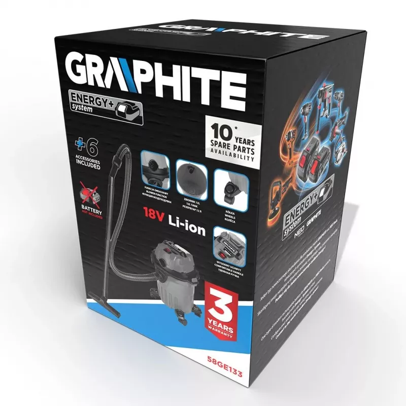 Pölynimuri Graphite 58GE133