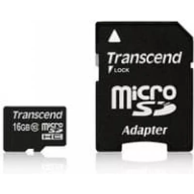 Flash-muisti Transcend 16 GB MicroSDHC UHS-I TS16GUSDU1