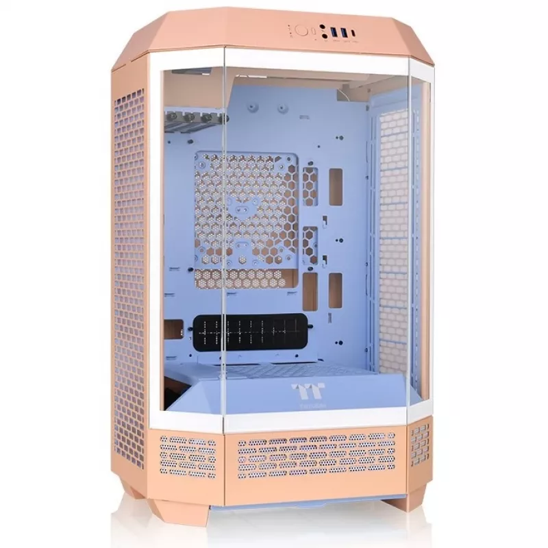 Thermaltake The Tower 300 persikka karkaistu lasi