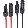 shiverpeaks ®-PV4 jatkojohto, 4 mm², 2-osainen sarja punainen/musta, 15 m (BS02-320816)