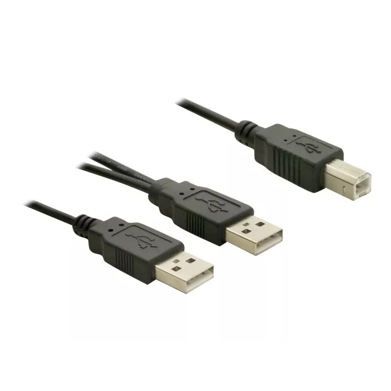 USB-kaapeli DeLOCK USB-B/USB-A kaapeli 1 m musta