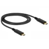 USB-kaapeli DeLOCK 85531 USB 3.2 Gen 2 1 m USB C musta
