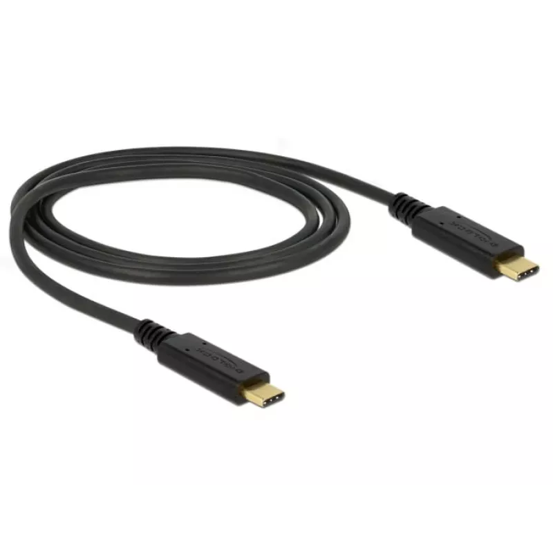 USB-kaapeli DeLOCK 85531 USB 3.2 Gen 2 1 m USB C musta