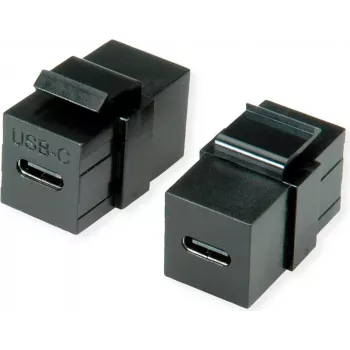 VALUE USB Type-C Keystone-moduuli, musta (25.99.8210)