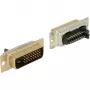 DVI 24+1 pistoke, juotosversio hopea