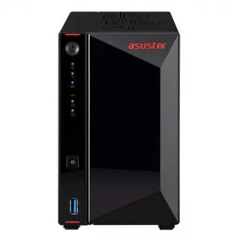 Asustor AS5402T NAS/tallennuspalvelin Intel® Celeron® N5105 4 GB DDR4 0 TB ADM musta