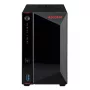 Asustor AS5402T NAS/tallennuspalvelin Intel® Celeron® N5105 4 GB DDR4 0 TB ADM musta