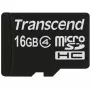 Transcend - flash-muistikortti - 16GB - Class 4 - microSDHC (TS16GUSDC4)
