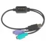 Datalogic ADP-203 Wedge-USB-sovitin – 0,5 m – 2x 6-napainen Mini-DIN – USB A – musta (90ACC1903)