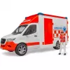 Bruder 1/16 Mercedes-Benz Sprinter ambulanssi kuljettajalla