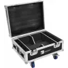 Flightcase Roadinger 31005127 4× AKKU IP UP-4 QuickDMX lataustoiminnolla
