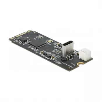 M.2 Key B+M uros USB Type-C naaras -muunnin, DeLOCK, 63174