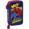 Pennala Kids Euroswan 2 vetoketjulla ja tarvikkeilla Spiderman punainen-sininen