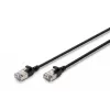 Verkkokaapeli Digitus CAT 6A luokka Ea F/FTP 5 m musta
