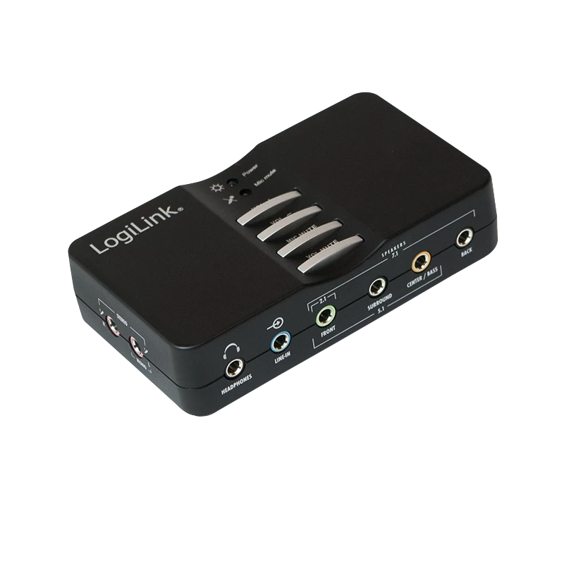 LogiLink USB Sound Box Dolby 7.1 8-kanavainen 7.1 kanavaa