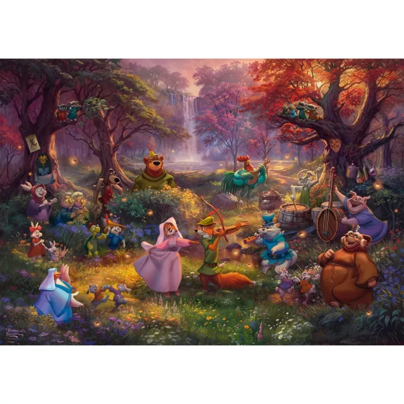 Thomas Kinkade Studios: Disney - Robin Hood, palapeli 1000 palaa