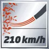 Einhell GE-CL 18 Li E - Solo akkukäyttöinen lehtipuhallin 210 km/h musta, punainen