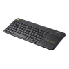 Logitech Wireless Touch Keyboard K400 Plus Mini QWERTZ musta