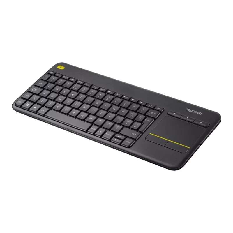 Logitech Wireless Touch Keyboard K400 Plus Mini QWERTZ musta