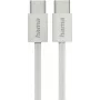 Hama Fabric USB-C - USB-C latauskaapeli 1 m, nailon, beige