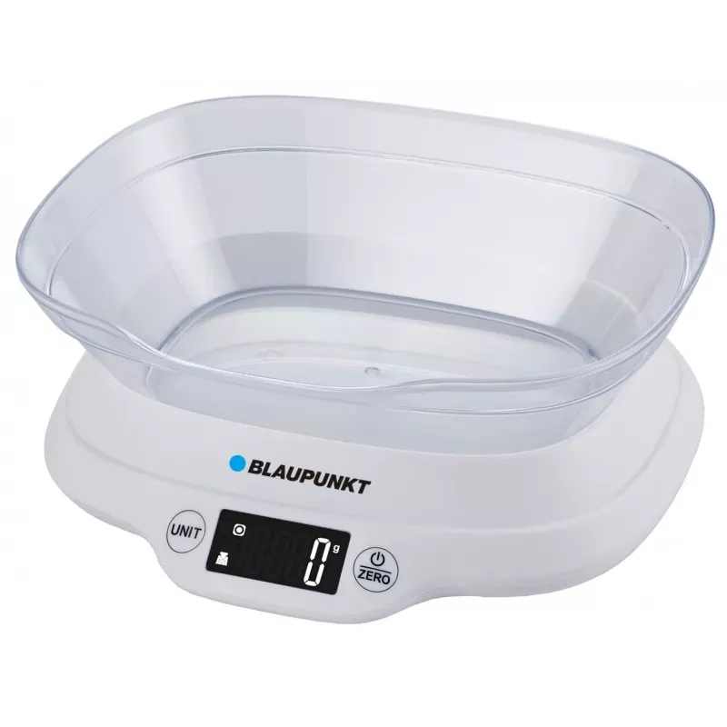 Keittiövaaka kulholla Blaupunkt FKS501 - 5 kg, 1 g, kulho, musta