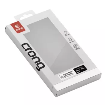 Crong Hybrid Frost MAG Cover Case MagSafe-yhteensopiva iPhone 17 Pro Max Frosted musta