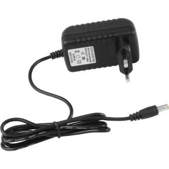 Virtalähde EUROLITE DC 12V 1A malli 51406012, 12 V DC lähtö, 1 A virta