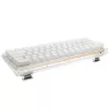 Ducky One 3 Aura valkoinen Mini-pelinäppäimistö, RGB-LED - MX-Blue (US)