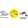 ROLINE USB 3.1 -kaapeliadapteri, USB Type-C - A, uros/naaras, OTG, musta, 0,15 m (11.02.9030)